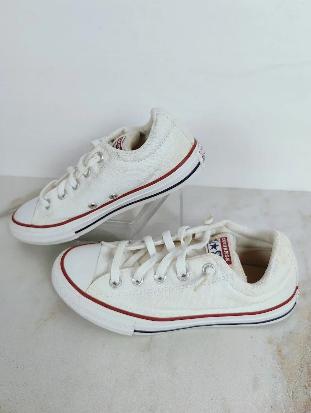 Converse Kids' Chuck Taylor All Star Street Sneakers, White, Sz 3